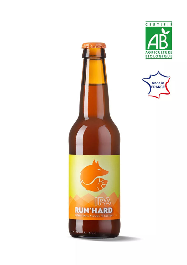 Cerveza IPA sin alcohol ni gluten 33cl - RUN'HARD