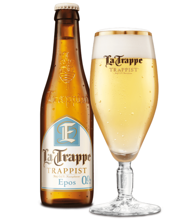 La Trappe Epos cerveza rubia sin alcohol 0,0%