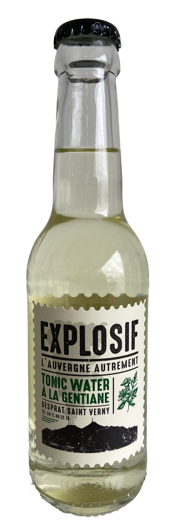 Agua tónica Explosiva con genciana Couderc sin alcohol 0,0%