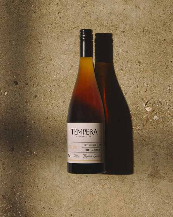 CALDA, la bebida sin alcohol de color ámbar - Bebida gourmet sin alcohol de Tempera