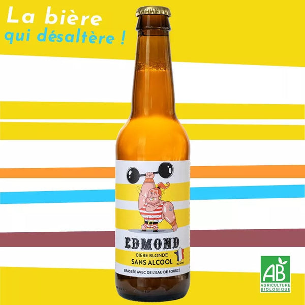 Edmond la blond & cerveza ecológica 0,5% sin alcohol - 33 cl