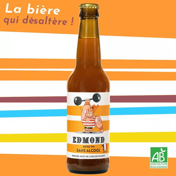Edmond IPA y cerveza ecológica 0,5% sin alcohol - 33 cl