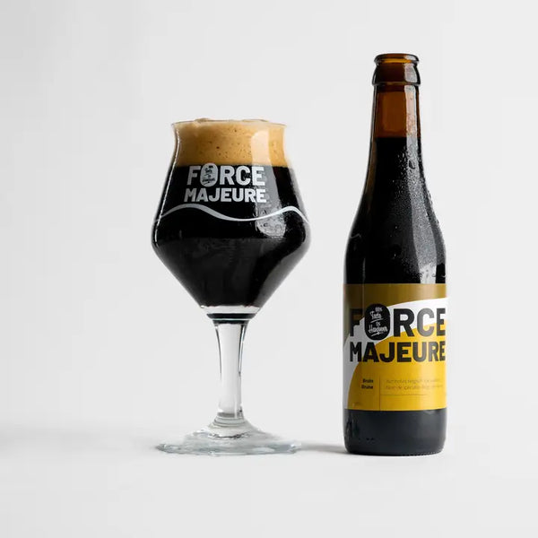 Cerveza negra de fuerza mayor 0,5% sin alcohol