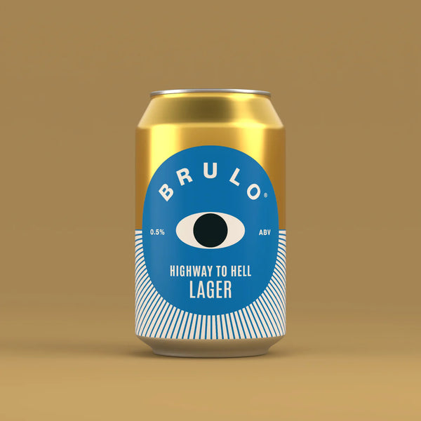 Brulo Highway To Hell Cerveza lager sin alcohol 0,5%