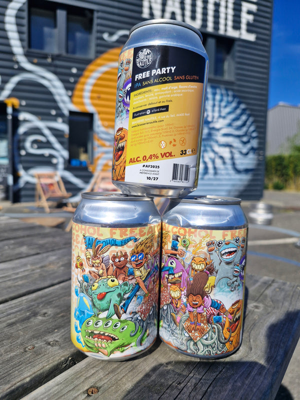 Cerveza Nautile IPA sin alcohol ni gluten 0,4%