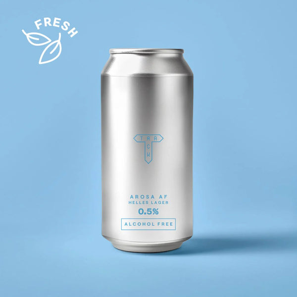 Cerveza Track Arosa sin alcohol 0,5%
