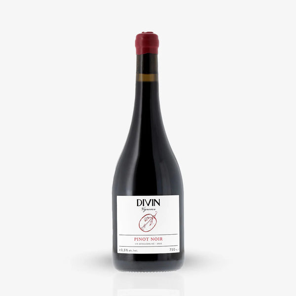 Vino tinto Divin Vigneron Pinot noir sin alcohol 0,5%