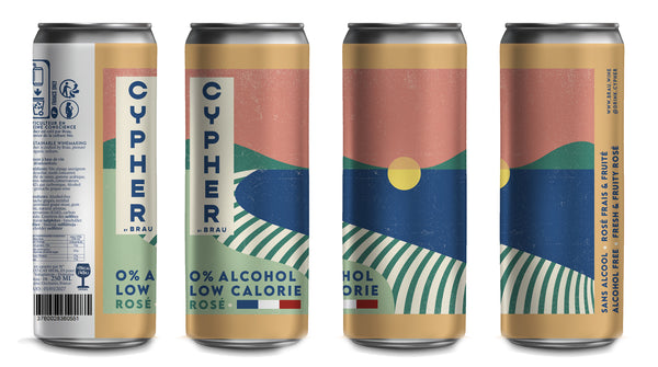 CYPHER Vino rosado Garnacha sin alcohol 0,0% - Lata