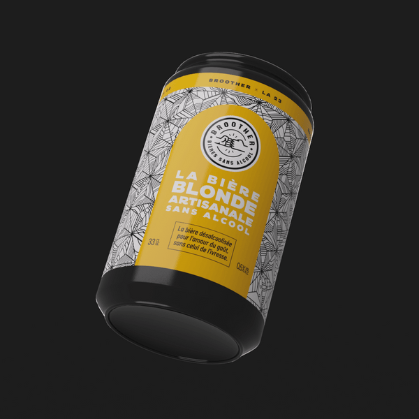 Cerveza rubia artesanal Brother 0,5%