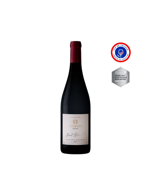 Vino tinto CHAVIN ZERO Pinot noir - Vino francés sin alcohol 0,0%