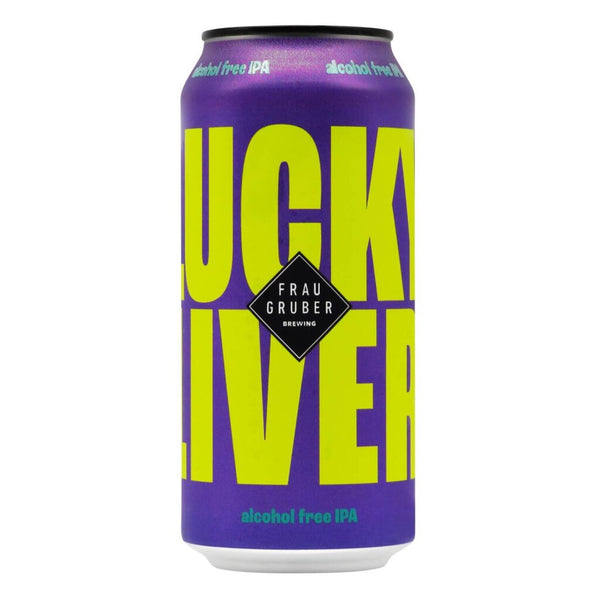 Cerveza Fraugruber Lucky Liver IPA sin alcohol 0,5%