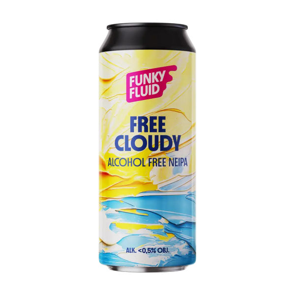 Funky Fluid Free Cerveza turbia sin alcohol 0,5%