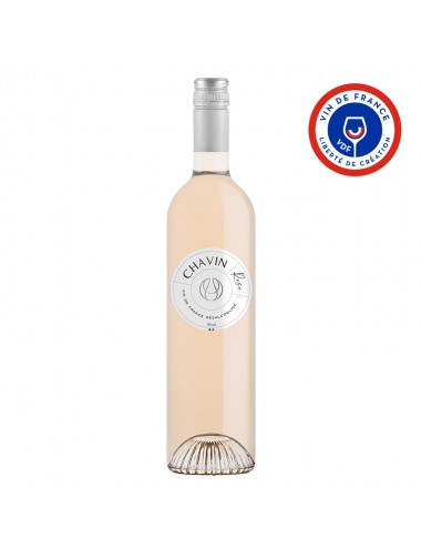 Vino rosado CHAVIN ZERO - Vino de Francia sin alcohol 0,0%